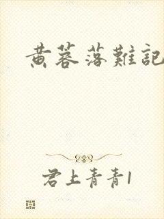 黄蓉落难记