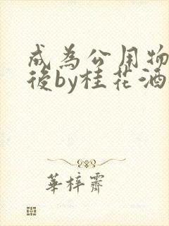 成为公用物品之后by桂花酒批发封面
