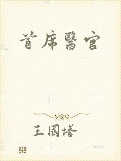 首席医官封面