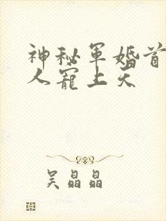 神秘军婚首长大人宠上天