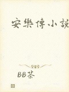 安乐传小说封面