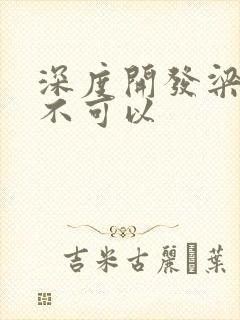 深度开发梁医生不可以