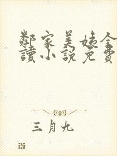 邻家美姨全文阅读小说免费封面