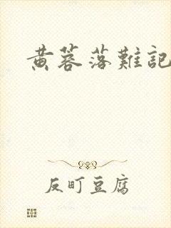 黄蓉落难记阅读封面