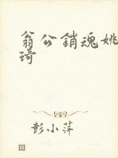 翁公销魂姚瑶琦琦