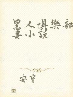 黑人俱乐部仑娇妻小说封面