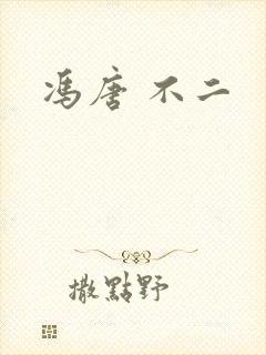 冯唐 不二