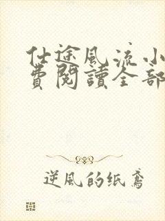 仕途风流小说免费阅读全部章节
