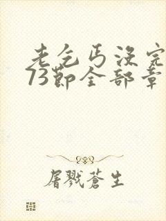 老乞丐没完没了73节全部章节内容