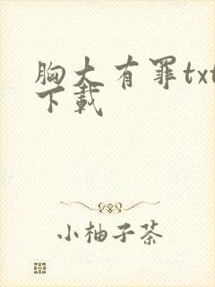 胸大有罪txt下载