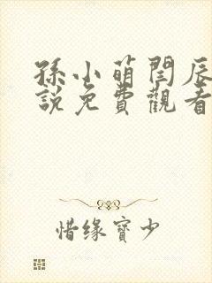 孙小萌闫辰的小说免费观看