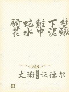 骑蛇难下双金银花水中泥鳅双男主