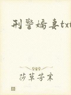 刑警娇妻txt