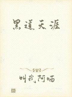 黑道天涯封面