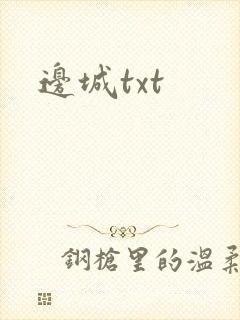 边城txt