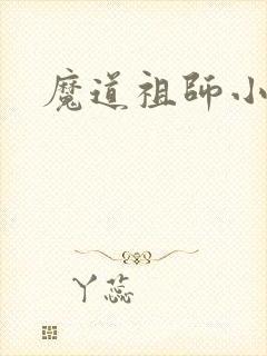 魔道祖师小说封面