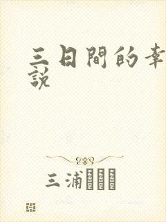 三日间的幸福小说