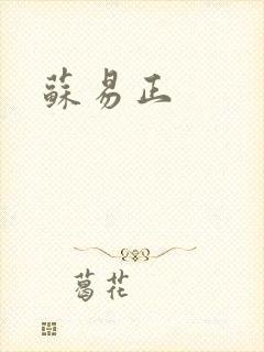 苏易正