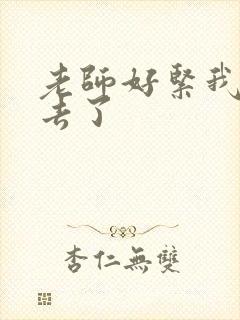 老师好紧我要进去了