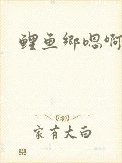 鲤鱼乡嗯啊