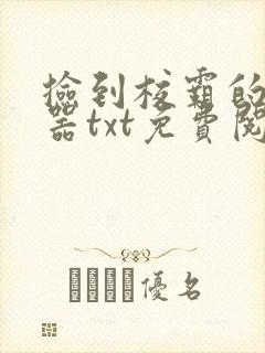 捡到校霸的遥控器txt免费阅读