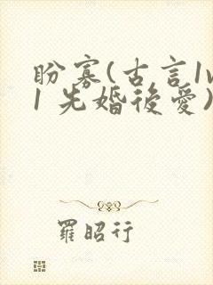 盼寡(古言1v1 先婚后爱)荔枝好多