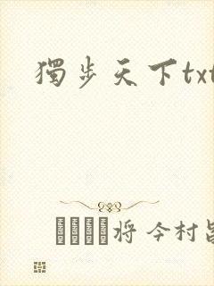 独步天下txt