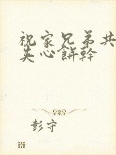祝家兄弟共享后夹心饼干