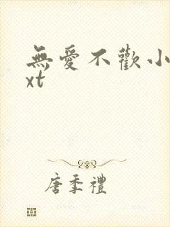 无爱不欢小说txt