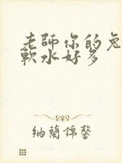 老师你的兔子好软水好多