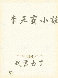 李元霸小说