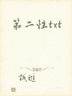 第二性txt封面
