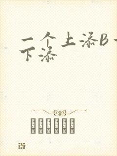 一个上添B一个下添
