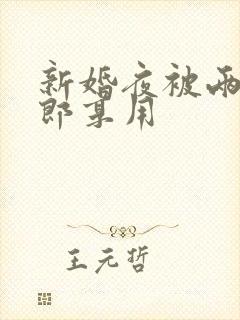 新婚夜被两个伴郎享用