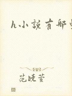 h小说有哪些