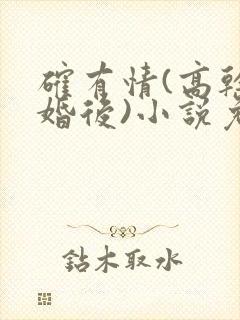 确有情(高干 婚后)小说免费