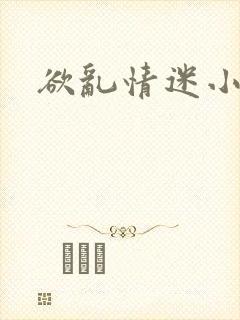 欲乱情迷小说