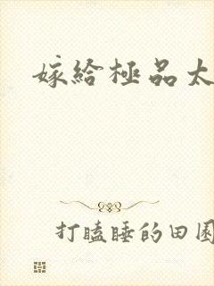 嫁给极品太子