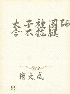 太子被国师c到合不拢腿封面