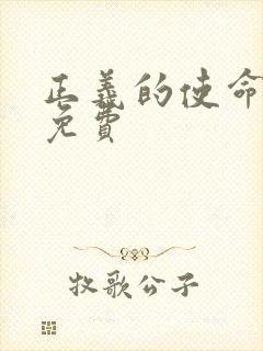 正义的使命全文免费