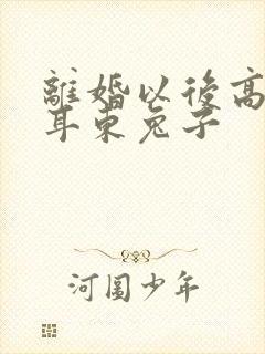 离婚以后高干 耳东兔子