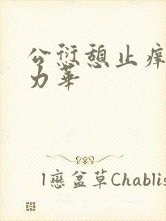公愆憩止痒古悦力华