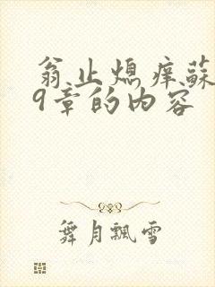 翁止熄痒苏钥第9章的内容