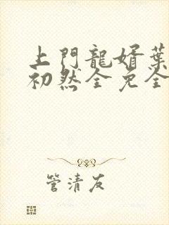 上门龙婿叶辰萧初然全免全集