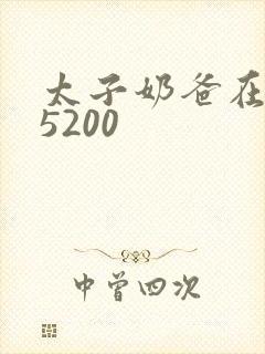 太子奶爸在花都5200