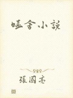 哑舍小说封面