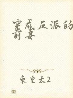 穿成反派的炮灰前妻