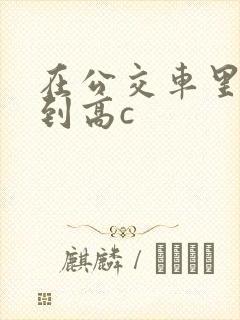 在公交车里c弄到高c