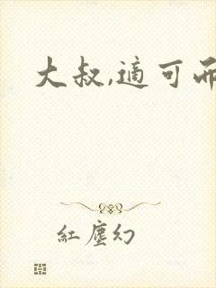 大叔,适可而止