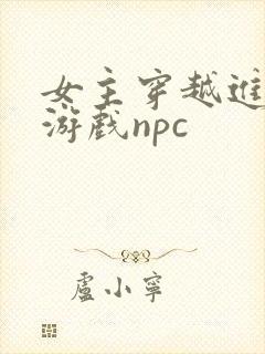 女主穿越进18游戏npc封面